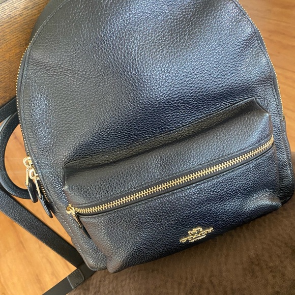 Coach Outlet Small Leather Backpack - Picture 2 of 16